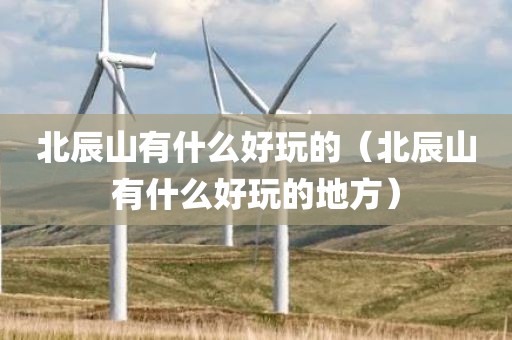 北辰山有什么好玩的（北辰山有什么好玩的地方）