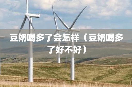 豆奶喝多了会怎样（豆奶喝多了好不好）