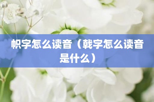 帜字怎么读音（戟字怎么读音是什么）