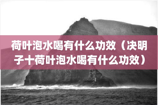 荷叶泡水喝有什么功效（决明子十荷叶泡水喝有什么功效）