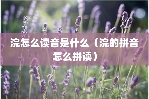 浣怎么读音是什么（浣的拼音怎么拼读）