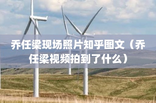 乔任梁现场照片知乎图文（乔任梁视频拍到了什么）