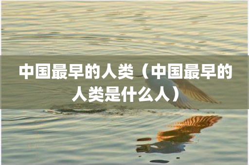 中国最早的人类（中国最早的人类是什么人）