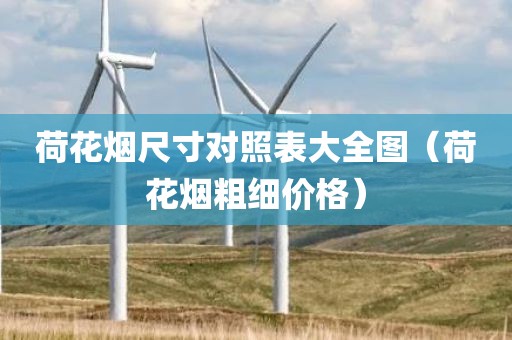 荷花烟尺寸对照表大全图（荷花烟粗细价格）