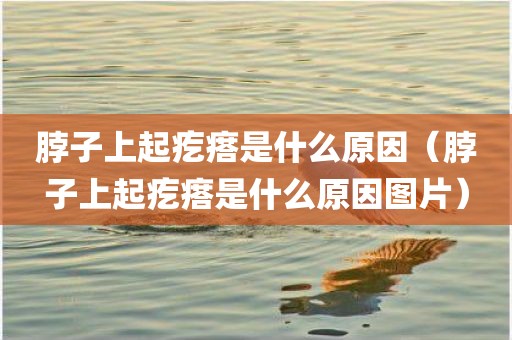 脖子上起疙瘩是什么原因（脖子上起疙瘩是什么原因图片）