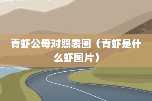 青虾公母对照表图（青虾是什么虾图片）